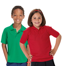 Kids Short Sleeve Polo Shirts