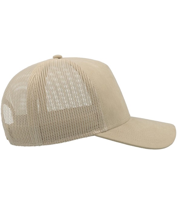 Atlantis Rapper Suede 5 Panel Trucker Cap