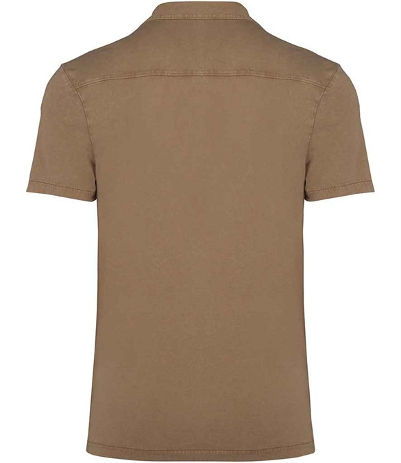 Spasso Jersey Short Sleeve Bowling Collar Shirt