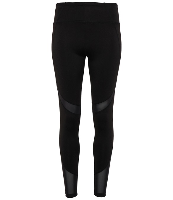Women's TriDri mesh tech panel leggings full-length