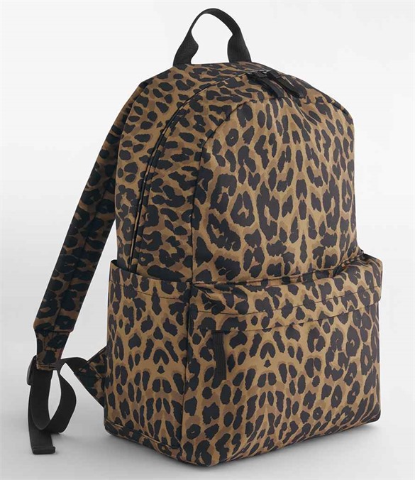 BagBase Leopard Print Backpack