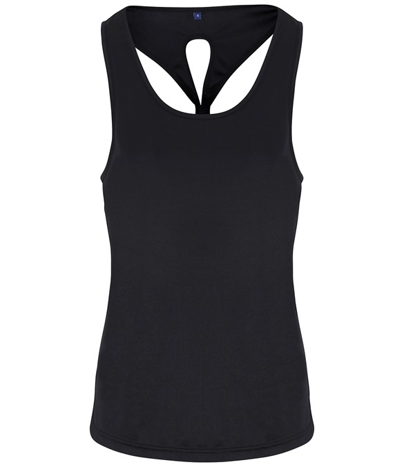 Women's TriDri yoga knot vest