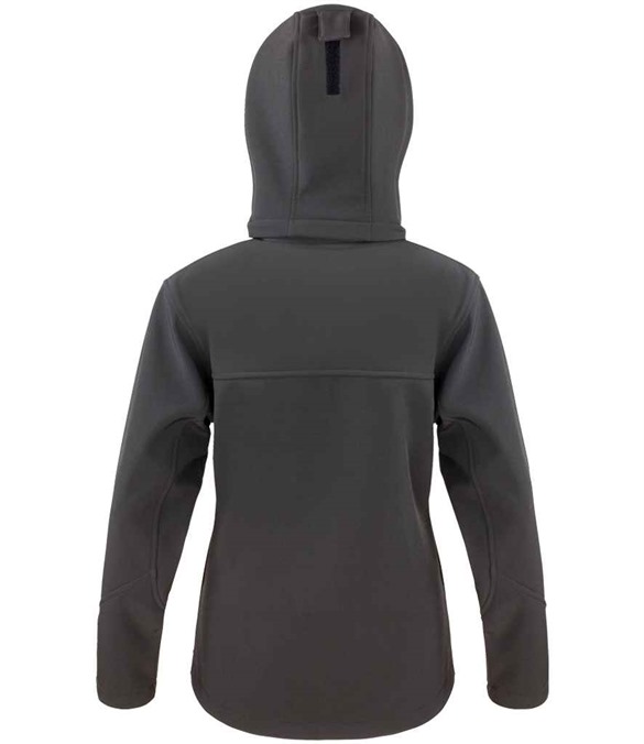 Result Core Ladies Hooded Soft Shell Jacket