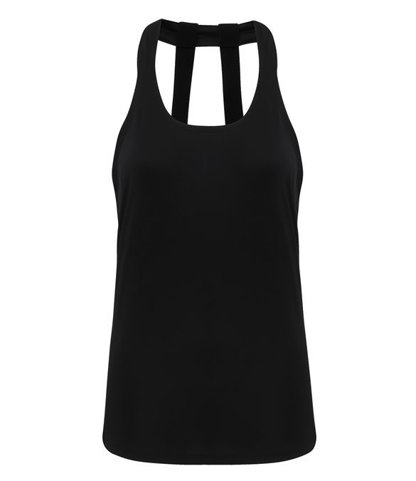 Women's TriDri double strap back vest