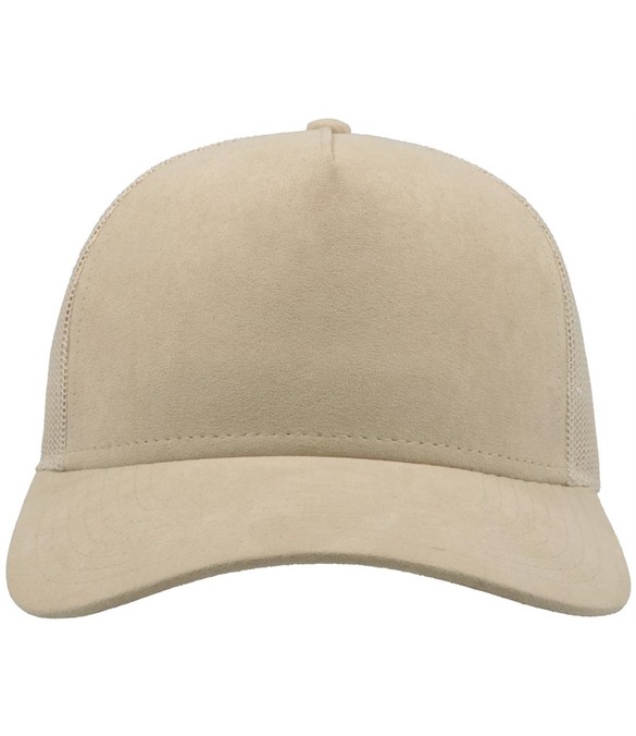 Atlantis Rapper Suede 5 Panel Trucker Cap