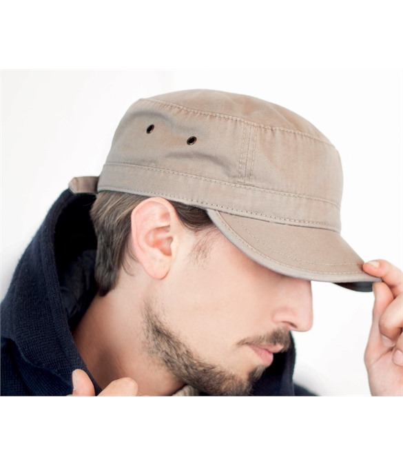 Atlantis# Urban Military Cap Chino Cotton