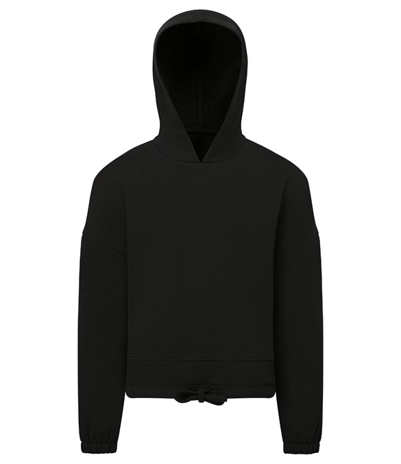 Kids TriDri recycled cropped oversize hoodie