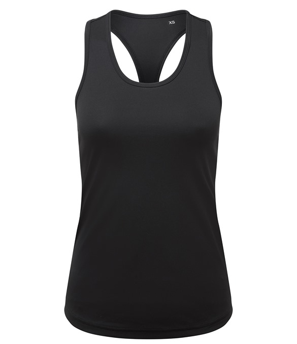 Women's TriDri recycled performance slim racer back vest