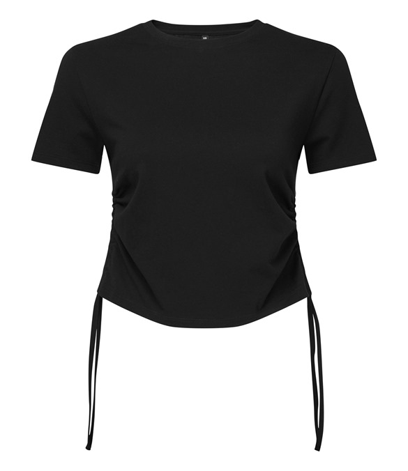 Women's TriDri ruched crop top