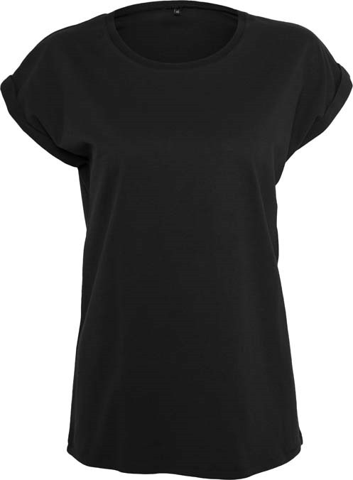 Women&#39;s organic extended shoulder tee