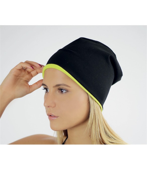 Atlantis Extreme Reversible Jersey Slouch Beanie