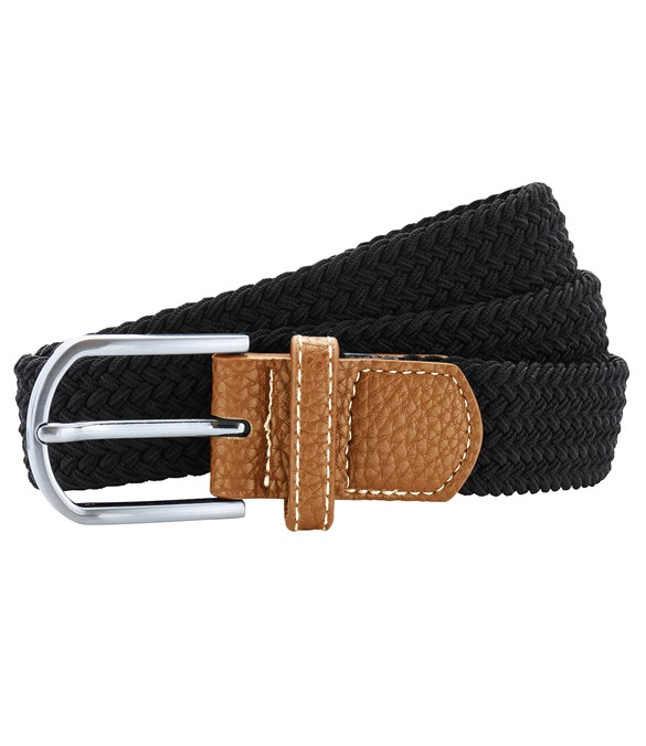 Braid stretch belt