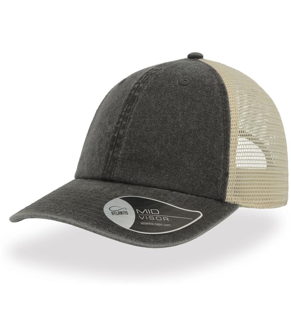 Atlantis Case Pigment Dyed 6 Panel Trucker Cap