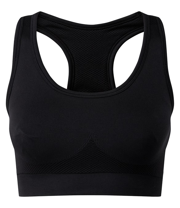 Tridri seamless 3D fit" multi-sport sculpt solid colour bra"
