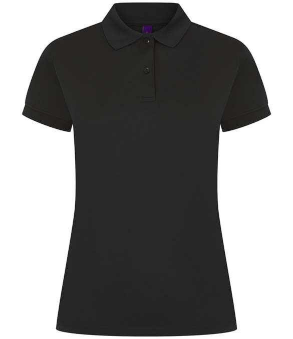 Henbury Ladies Coolplus&#174; Wicking Piqu&#233; Polo Shirt