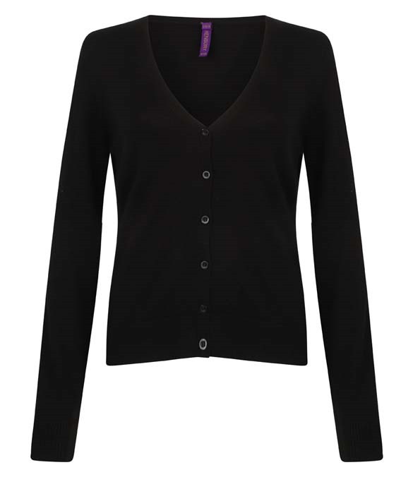 Henbury Ladies Lightweight V Neck Cardigan