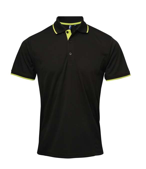 Premier Contrast Coolchecker&#174; Piqu&#233; Polo Shirt