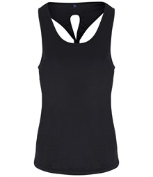 Women's TriDri yoga knot vest
