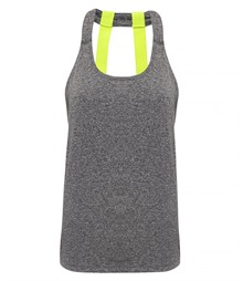 Women's TriDri double strap back vest