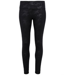 Women's TriDri performance camo leggings full-length