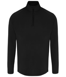 Men's TriDri long sleeve performance ¼ zip top