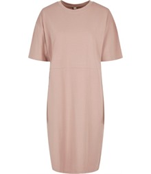 Women's organic oversizes slit tee dress