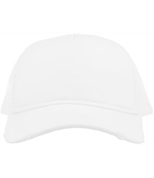 Atlantis Rapper Destroyed 5 Panel Weathered Trucker Cap