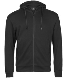 Tee Jays Ribbed Interlock Full Zip Hooded Sweatshirt
