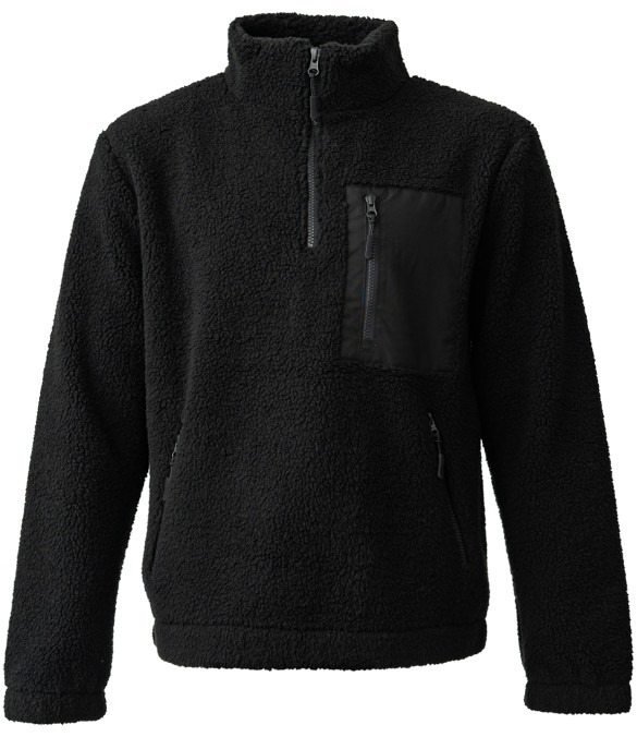 Ravine Unisex 1/4 Zip Borg Fleece