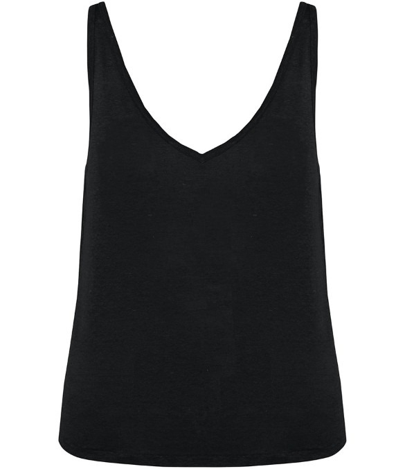 Spasso Ladies Linen Tank Top