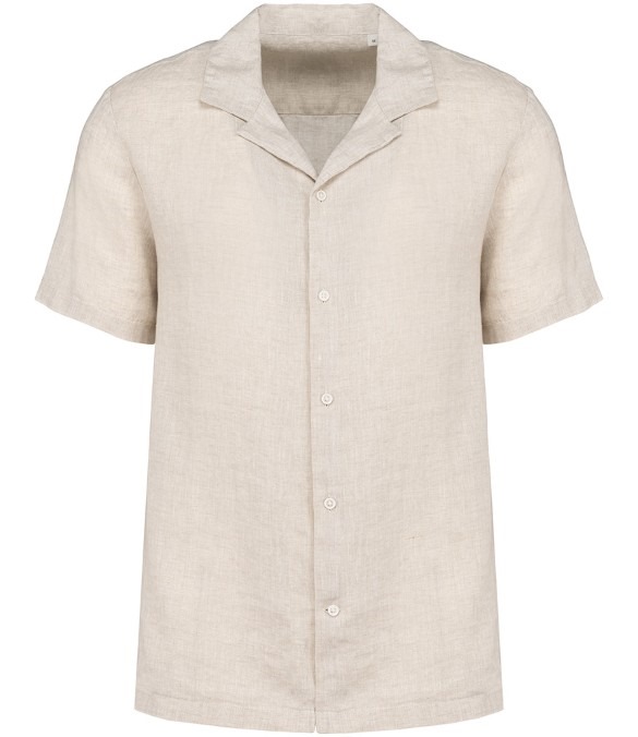 Spasso Short Sleeve Linen Shirt