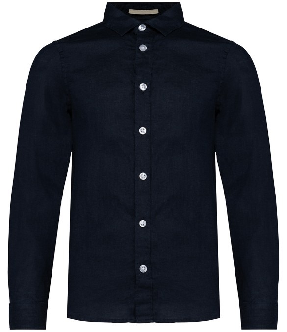 Spasso Kids Long Sleeve Linen Shirt