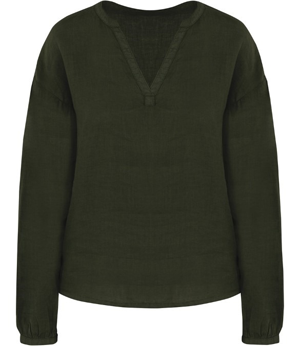 Spasso Ladies Linen Blouse