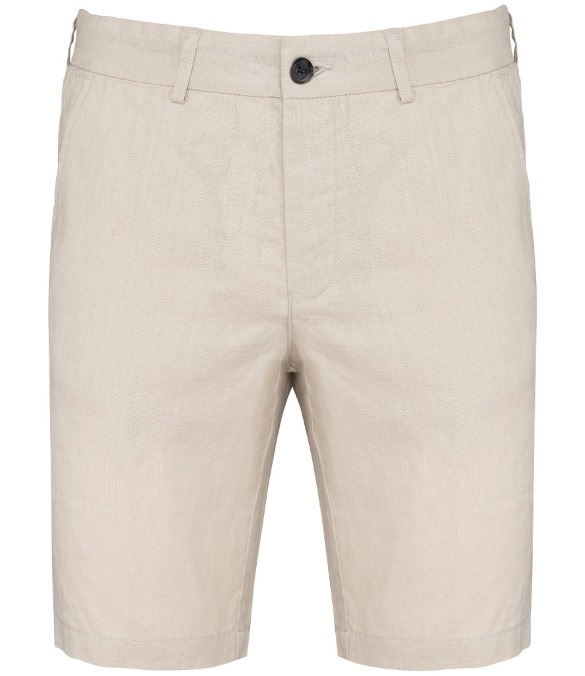 Spasso Linen Bermuda Shorts