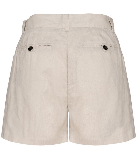 Spasso Ladies Linen Bermuda Shorts