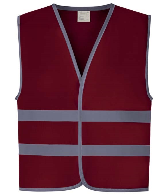 Yoko Kids Hi-Vis Two Band Waistcoat