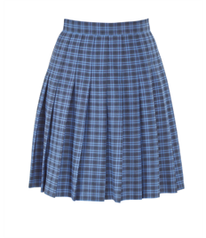 The Hurst School Uniform Tartan Pleated Skirt (22" - 28")
