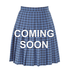 The Hurst School Uniform Tartan Pleated Skirt (30" - 40")