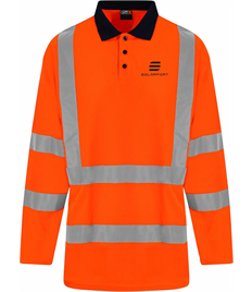 Solarport High Visibility Long Sleeve Polo Shirt